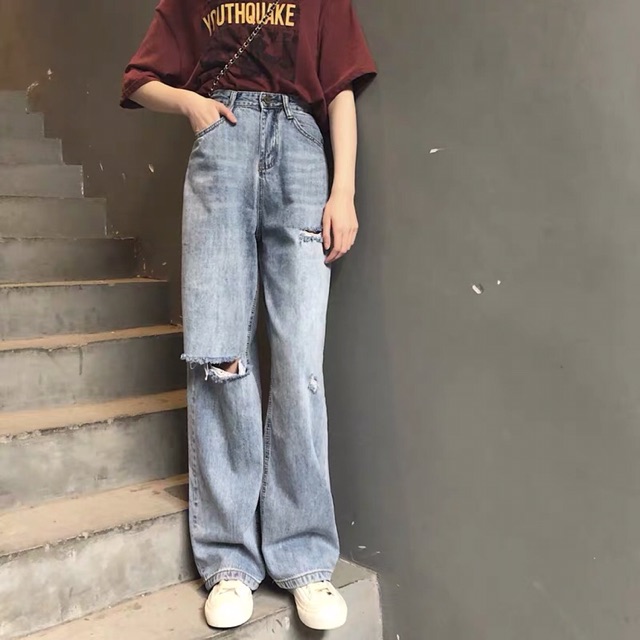 QUẦN JEANS PHONG CÁCH RETRO VINTAGE [ ẢNH THẬT Ở CUỐI ] | Shopee Việt Nam