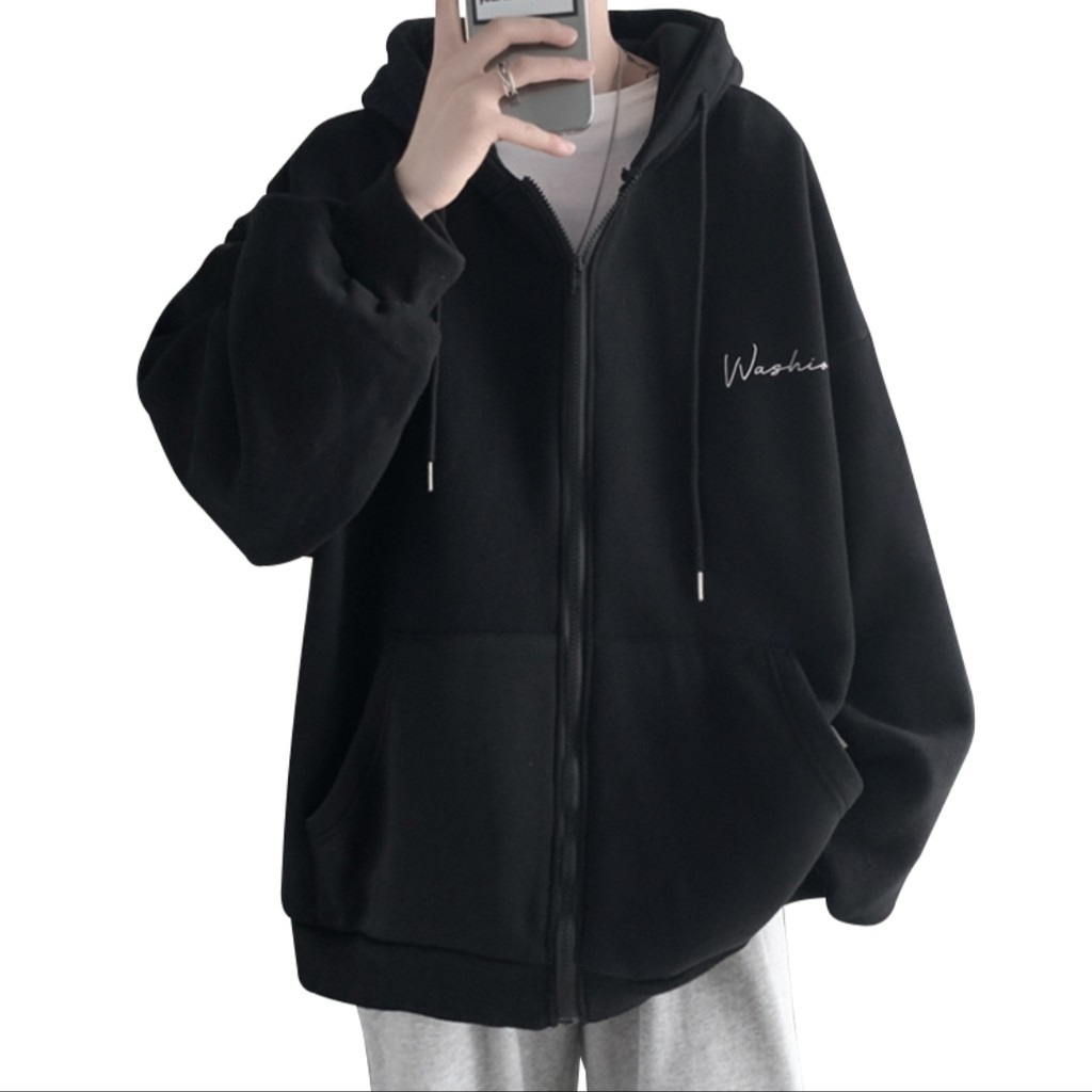 Áo Hoodie Kéo Khóa Nam Nữ Washion ❤ Áo Khoác Nỉ Có Nón Unisex PM602 | Shopee Việt Nam