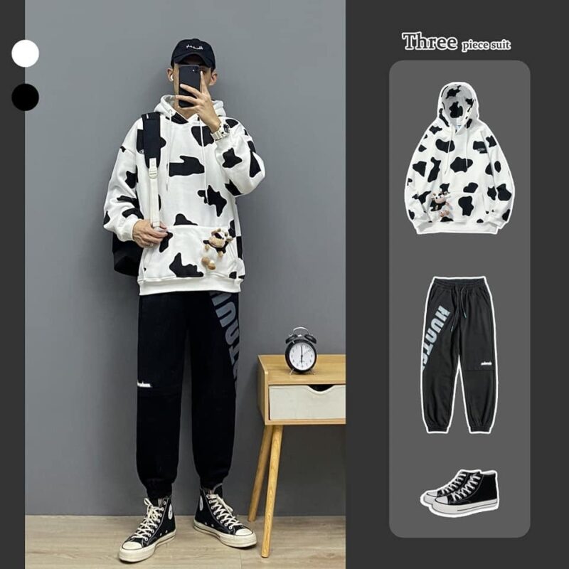 phối đồ với hoodie nam