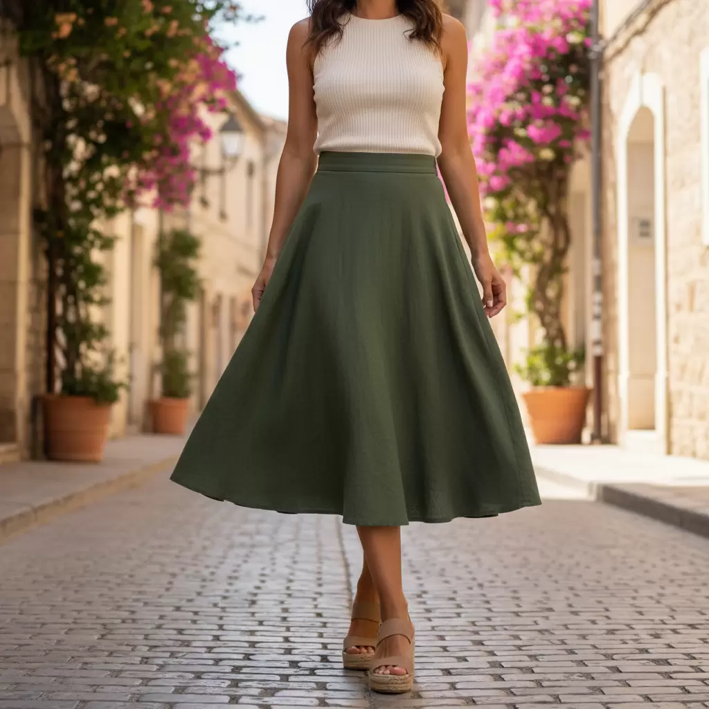 Thiết kế cạp cao là chi tiết đắt giá giúp kéo dài đôi chân cho các nàng nấm lùn