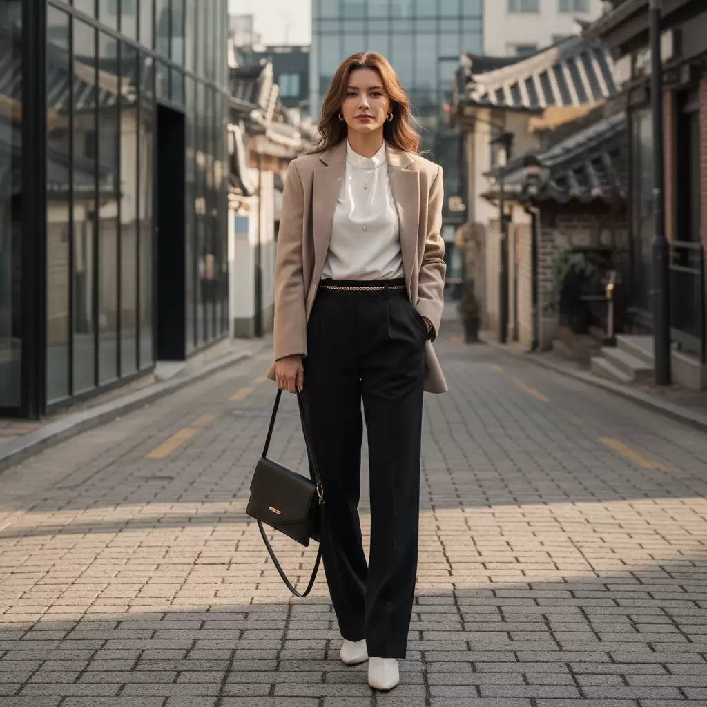 Phong cách mix  match áo blazer nữ phong cách Hàn Quốc đang dẫn đầu xu hướng thời trang