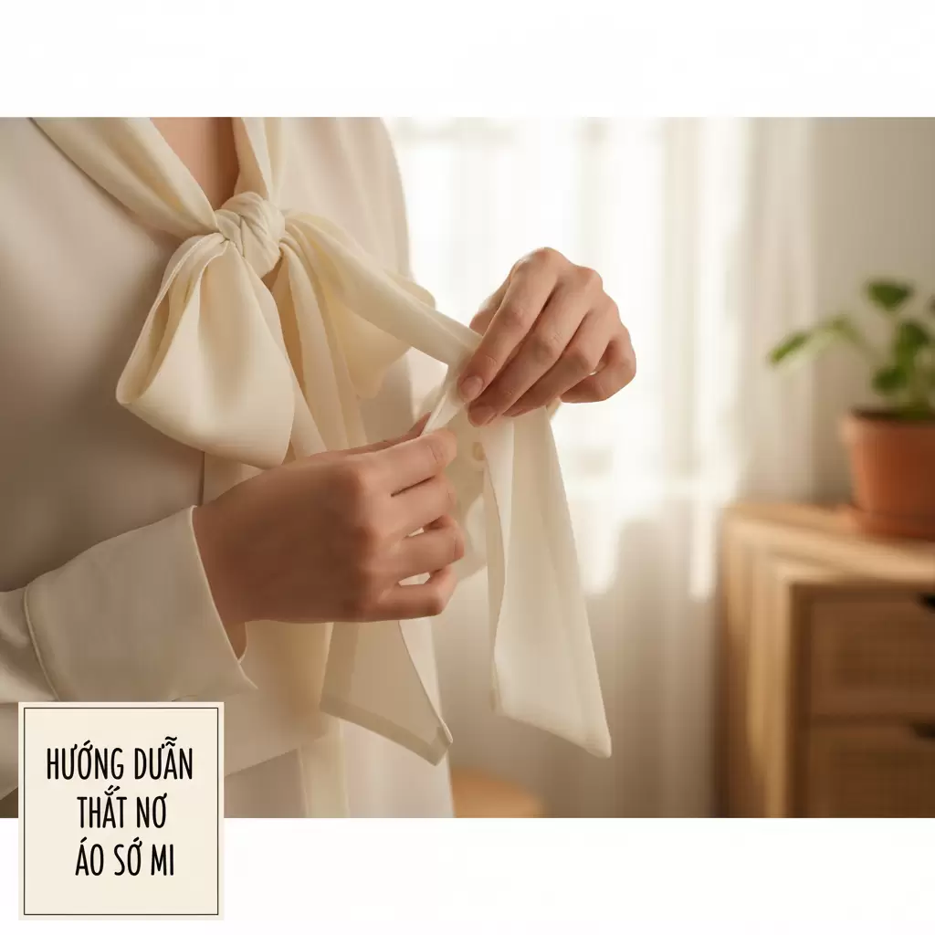 Kiểu thắt nơ tạo nên vẻ ngoài duyên dáng và nữ tính cho phái đẹp