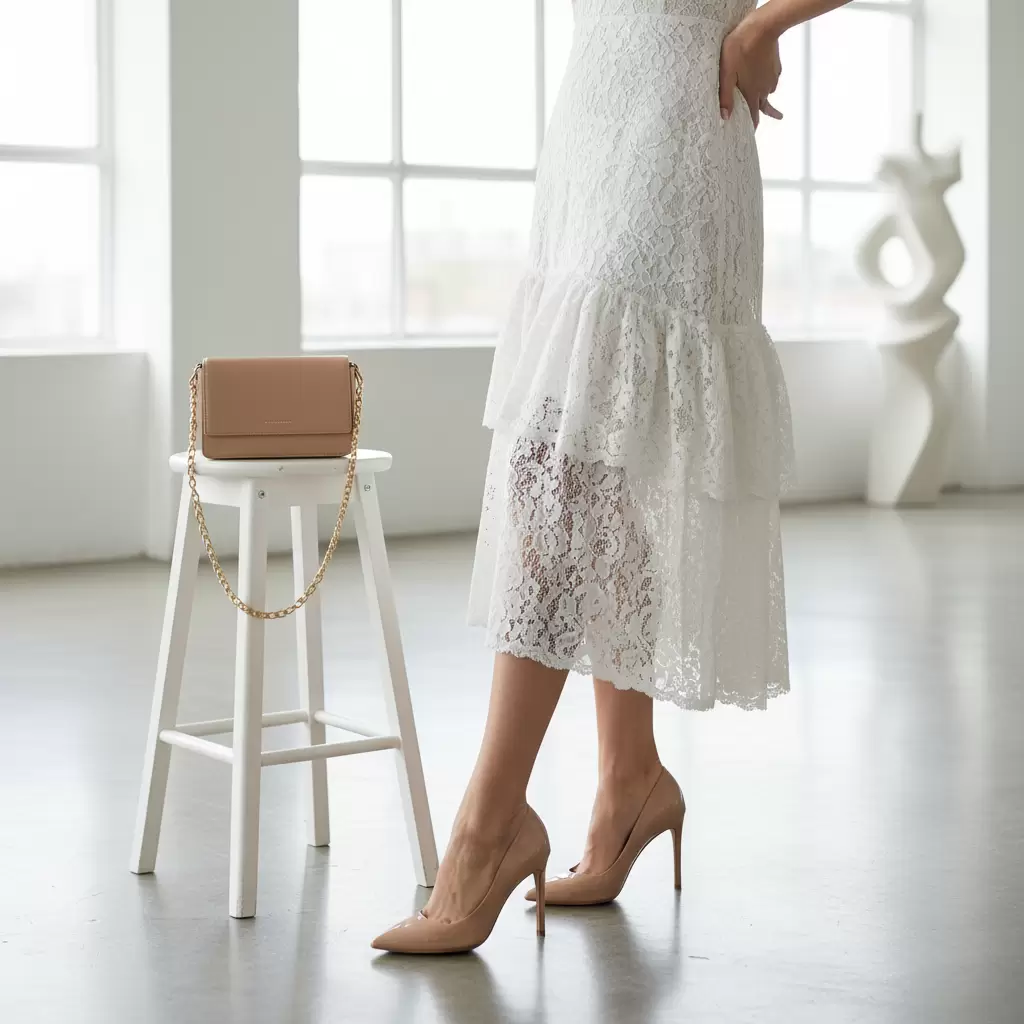 Sự kết hợp giữa giày và túi xách phù hợp giúp hoàn thiện phong cách