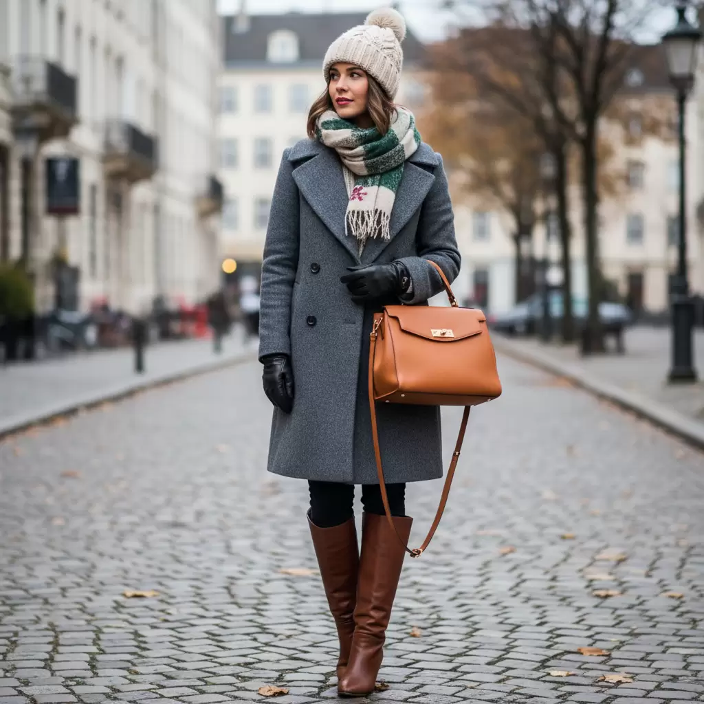 Phụ kiện đồng điệu giúp nâng tầm phong cách cho bộ trang phục mùa đông