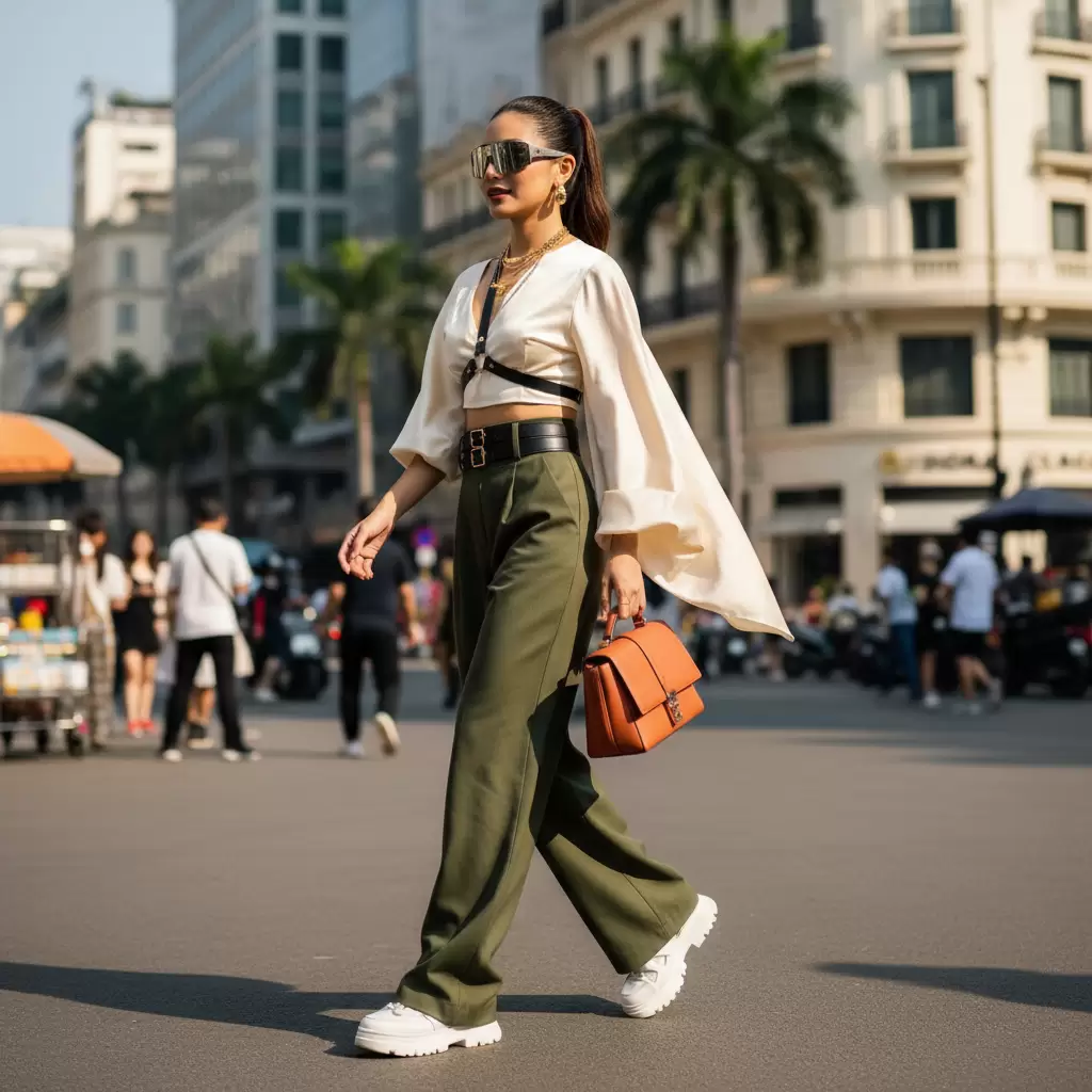 gemini_image_1768312276 Lựa chọn cách phối áo kiểu nữ phù hợp giúp tôn vinh vẻ đẹp và phong cách riêng của phái nữ