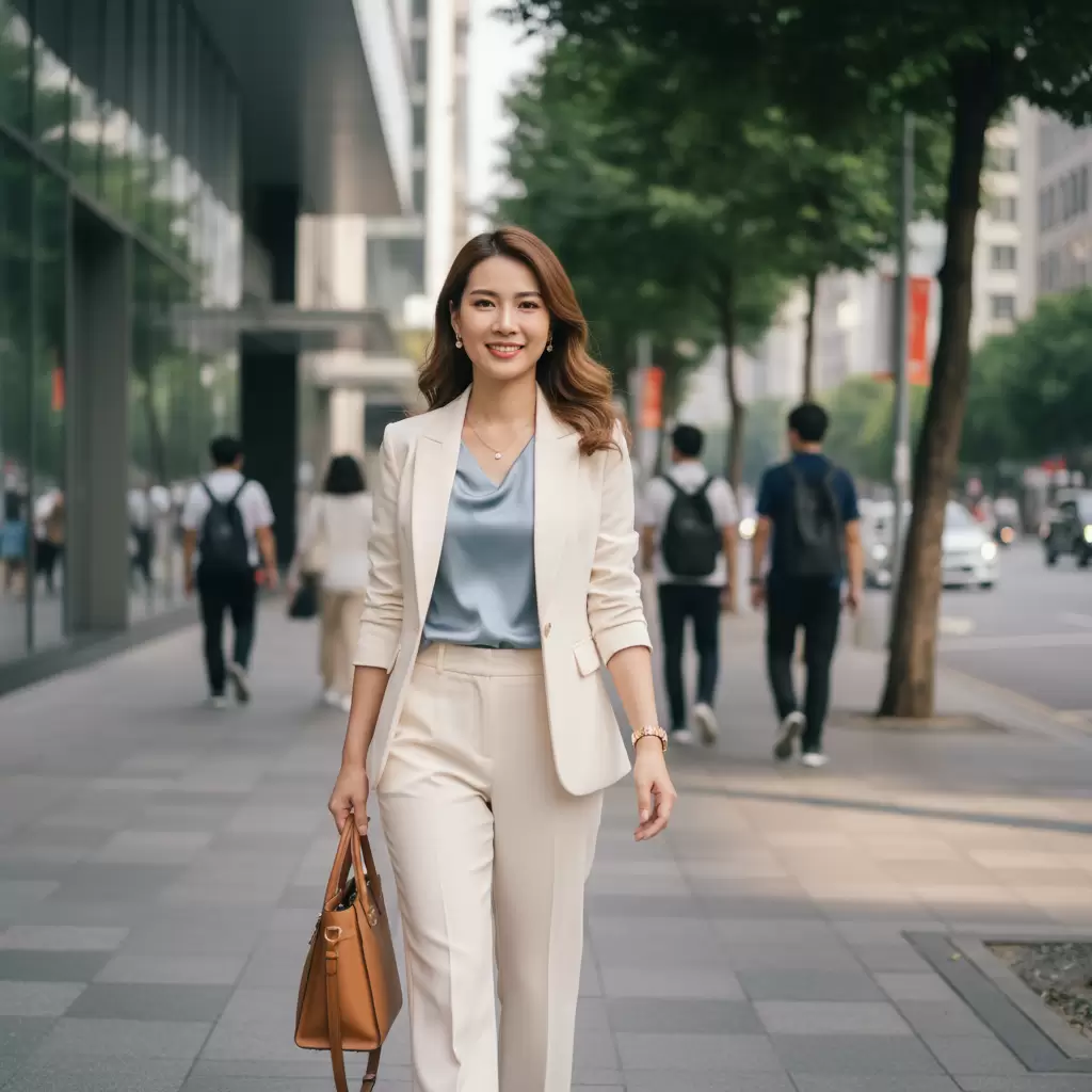 Phong cách thời trang công sở thanh lịch giúp phái đẹp tự tin hơn mỗi ngày