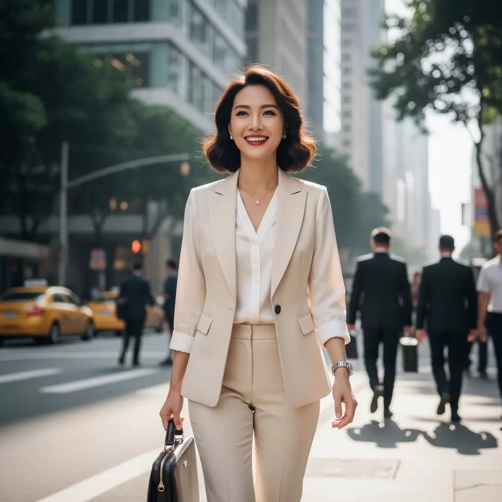 gemini_image_1768316310 Trang phục chỉn chu giúp phái đẹp tự tin bắt đầu tuần mới