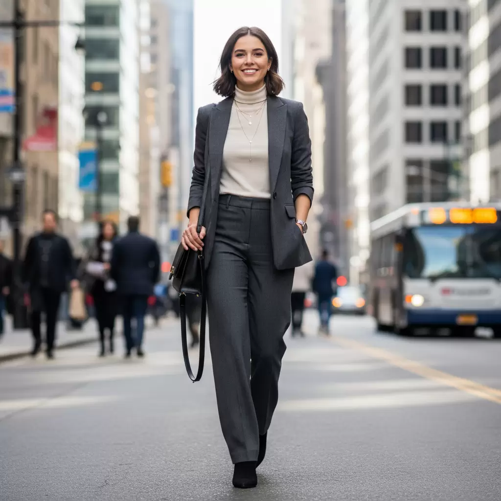 Trang phục công sở hiện đại giúp nâng tầm phong thái và sự tự tin của nhân viên