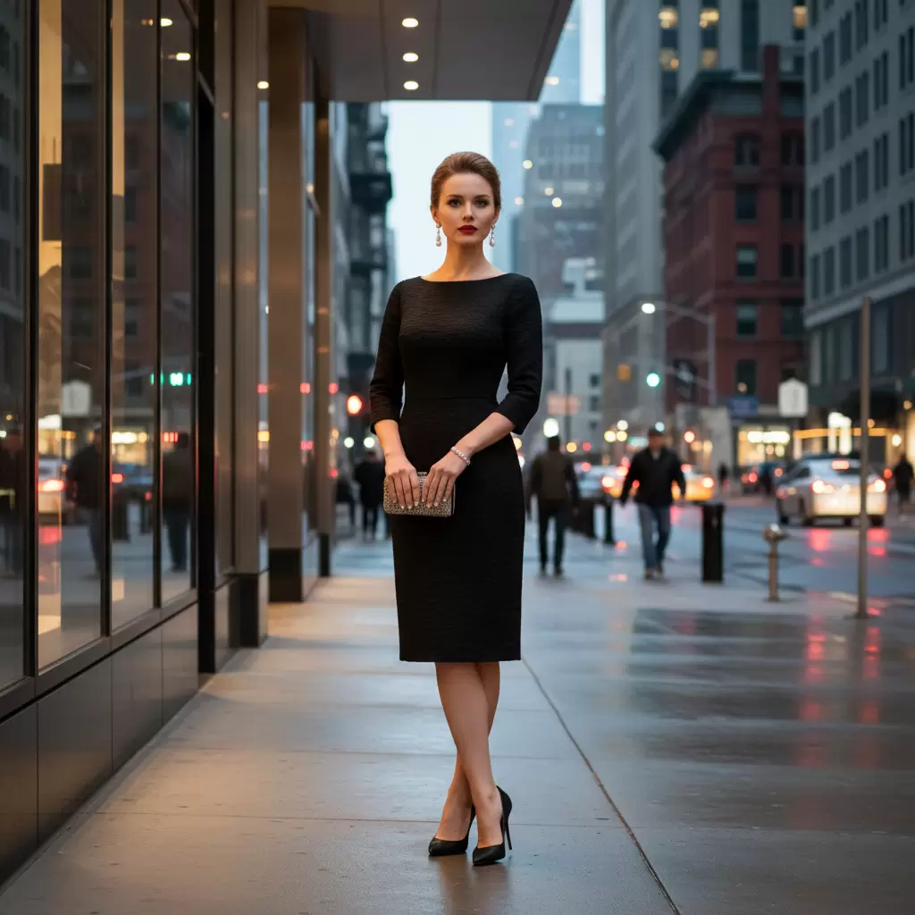 Chiếc đầm đen Little Black Dress là biểu tượng bất hủ của vẻ đẹp thanh lịch và quyến rũ