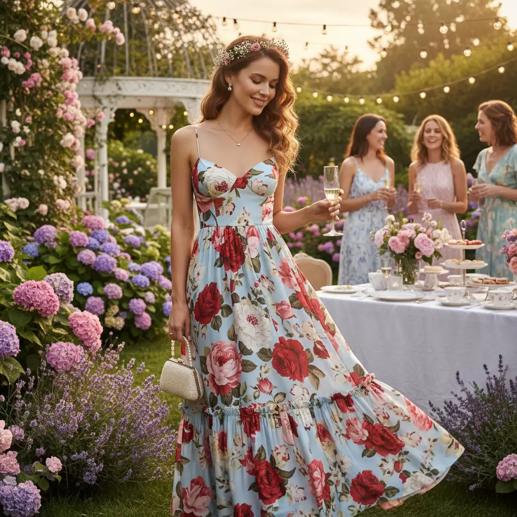 Lựa chọn trang phục phù hợp giúp bạn tự tin tỏa sáng trong các buổi tiệc ngoài trời