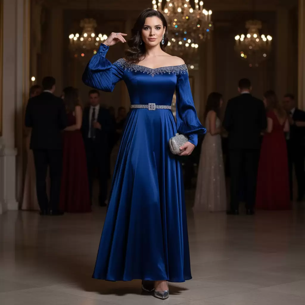 Lựa chọn đầm dự tiệc thông minh giúp nàng tự tin che đi khuyết điểm bắp tay