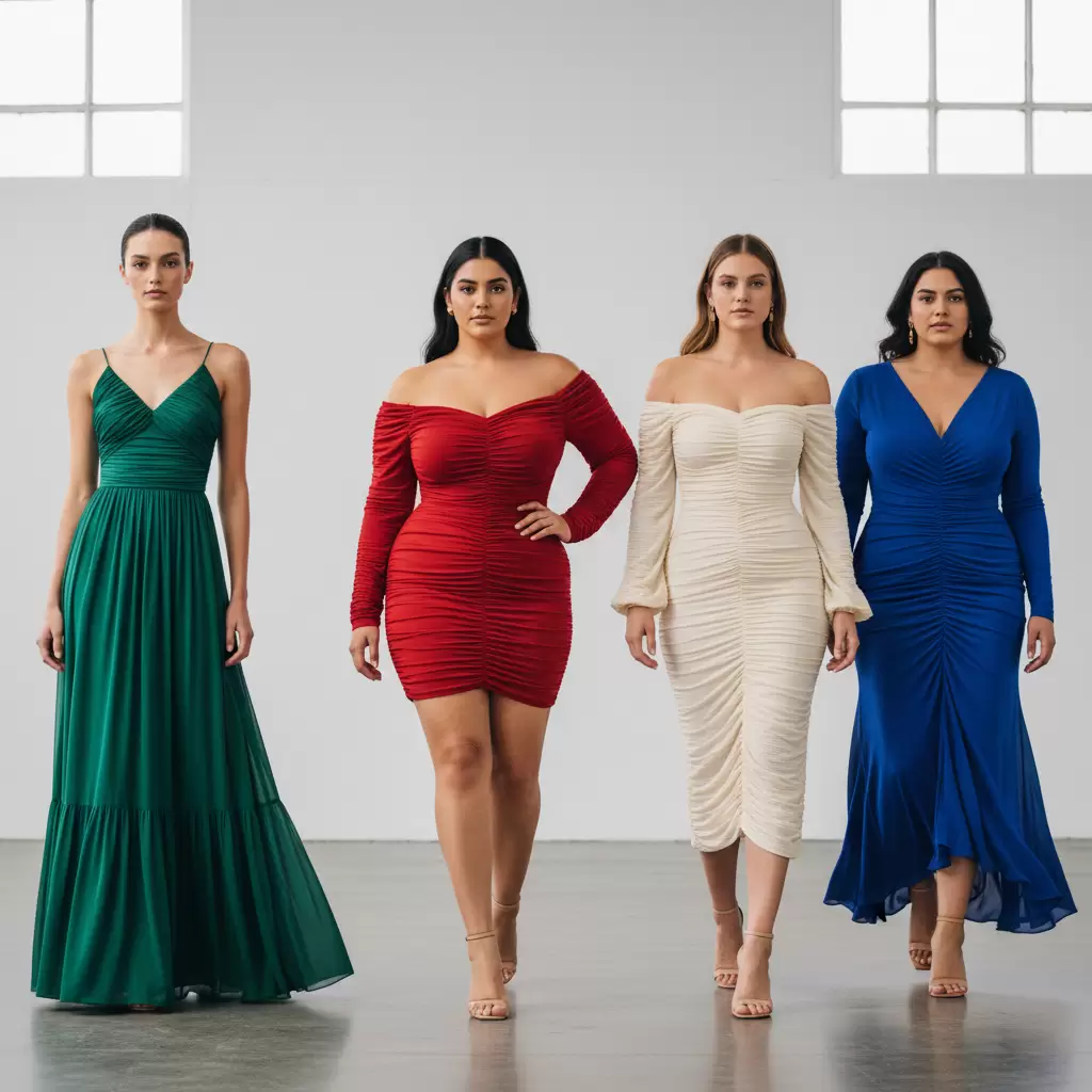 Lựa chọn kiểu dáng chun nhún phù hợp giúp tôn vinh vẻ đẹp riêng của mỗi dáng người