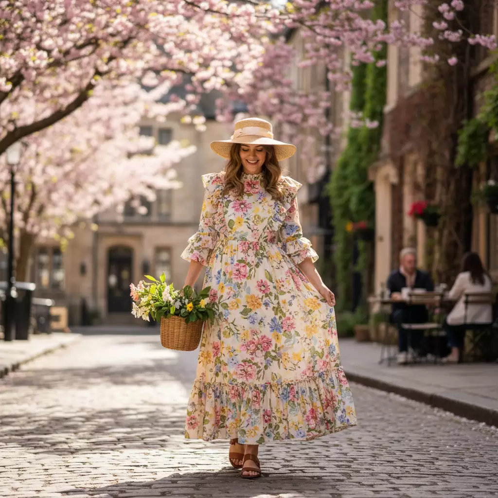 gemini_image_1768327890 Thời trang mùa xuân mang đến vẻ đẹp rạng rỡ và tràn đầy sức sống cho phái đẹp