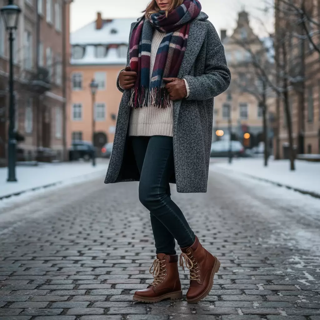 Giày boots là phụ kiện không thể thiếu để hoàn thiện phong cách thời trang mùa đông