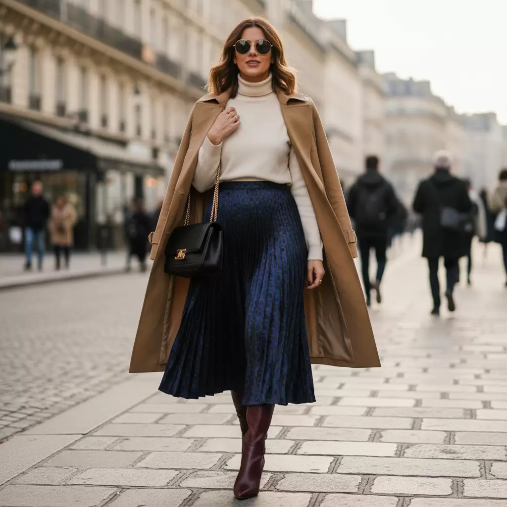 Chân váy midi mang lại vẻ đẹp thanh lịch và hiện đại cho phái nữ trong năm nay