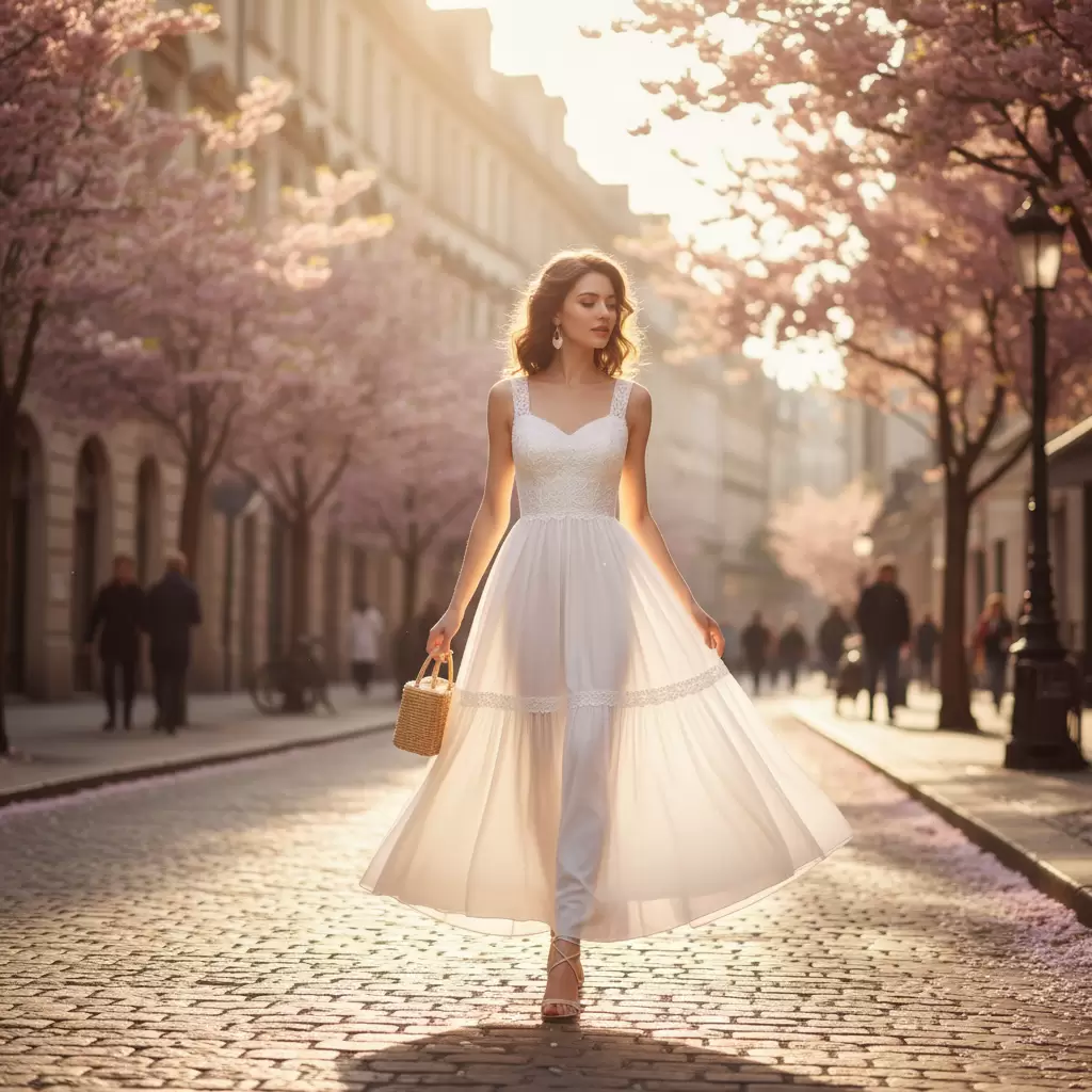 Lựa chọn váy phù hợp giúp nàng gầy trông đầy đặn và tràn đầy sức sống hơn