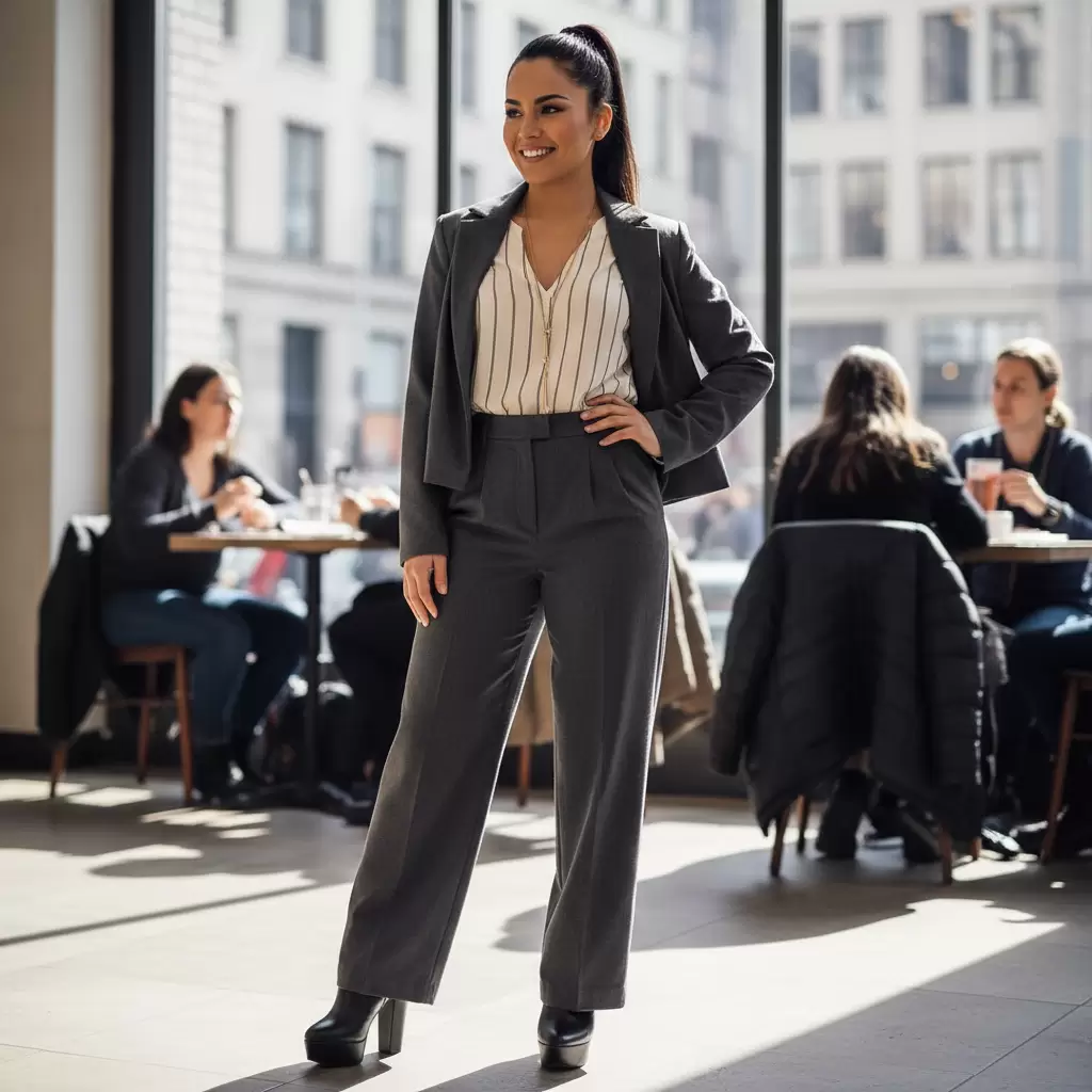 Biết cách phối đồ giúp người thấp bé trông cao ráo và thanh thoát hơn