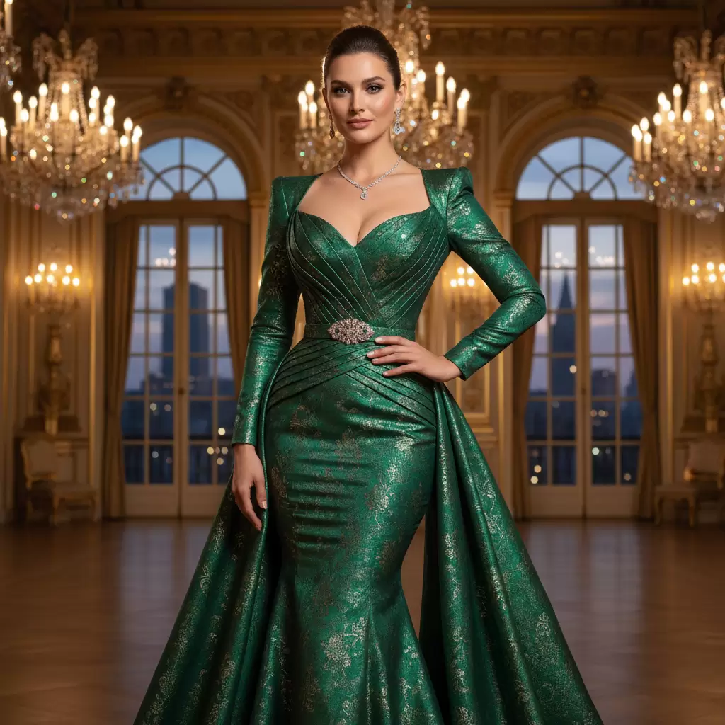 Váy thiết kế là chìa khóa giúp nàng đồng hồ cát tỏa sáng rạng ngời