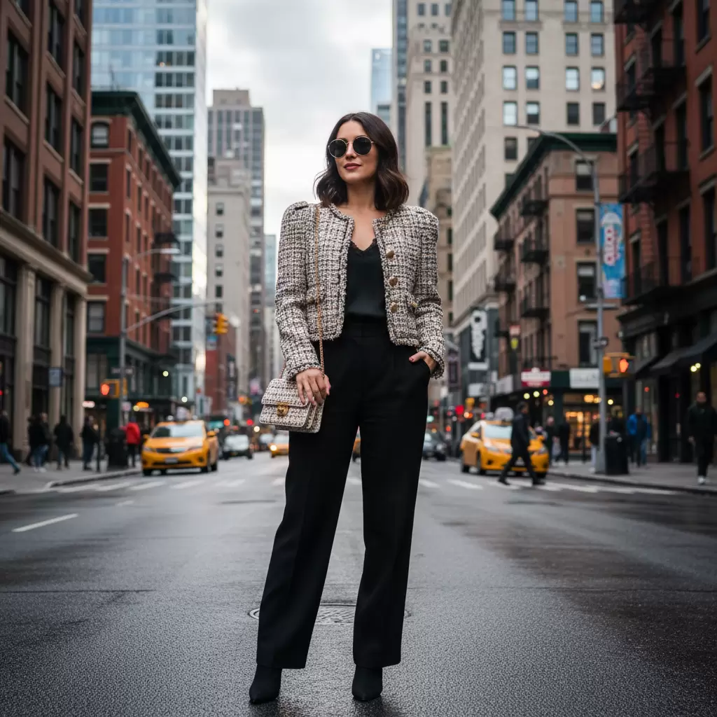 Lựa chọn áo khoác phù hợp giúp người dáng nhỏ nhắn tôn lên vẻ đẹp thanh thoát và cao ráo hơn