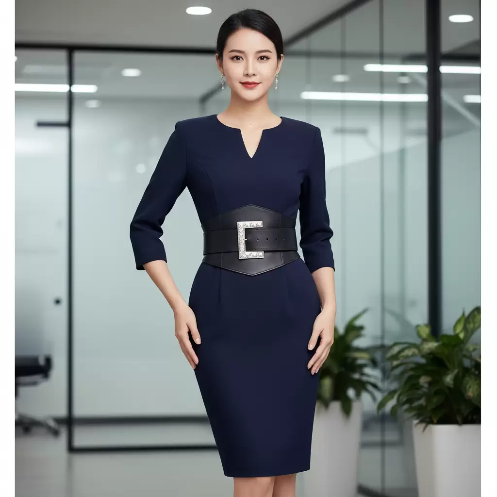 Sử dụng thắt lưng giúp cân bằng tỉ lệ cơ thể và tạo điểm nhấn quyến rũ cho trang phục