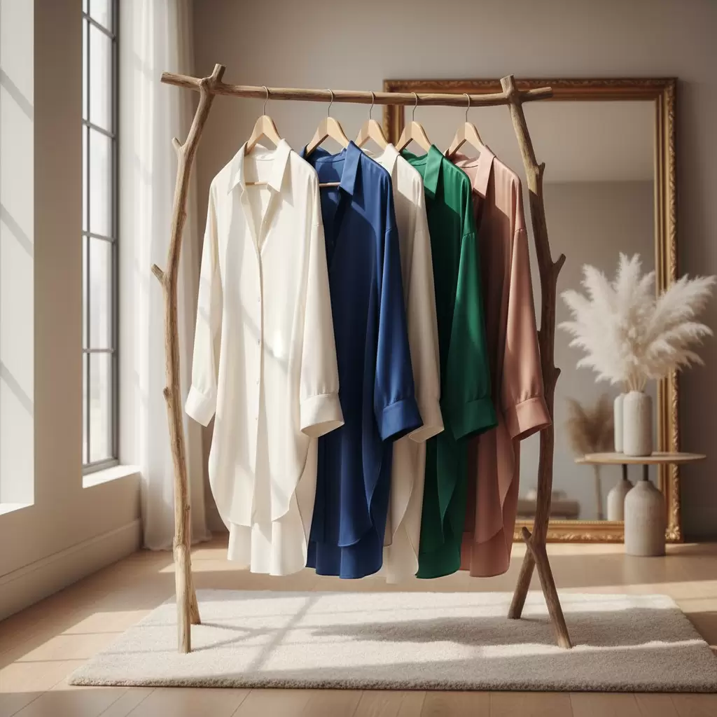 Áo sơ mi lụa là trang phục cao cấp đòi hỏi quy trình chăm sóc tỉ mỉ