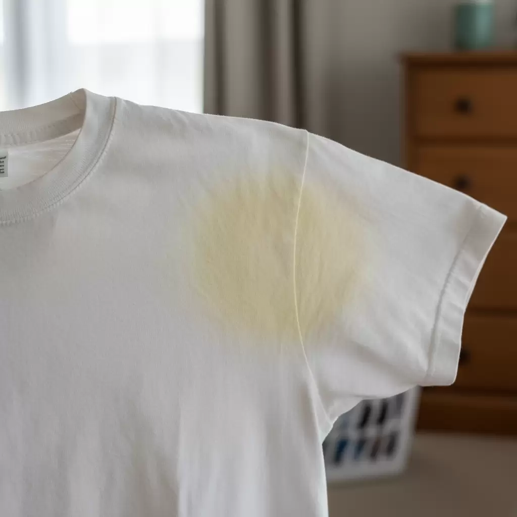 Vết ố vàng trên áo sơ mi trắng là vấn đề thường gặp gây mất thẩm mỹ