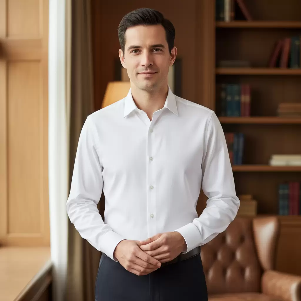 Vải cotton vẫn là lựa chọn hàng đầu cho các dòng sơ mi cao cấp